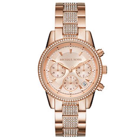 michael kors uhr weissgold|michael kors watches macy's.